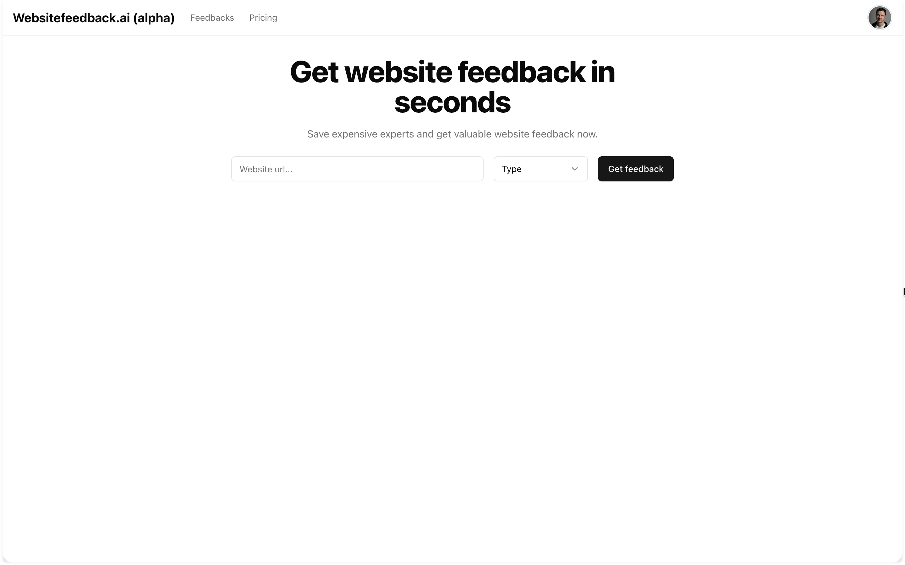 WebsiteFeedback.ai screenshot